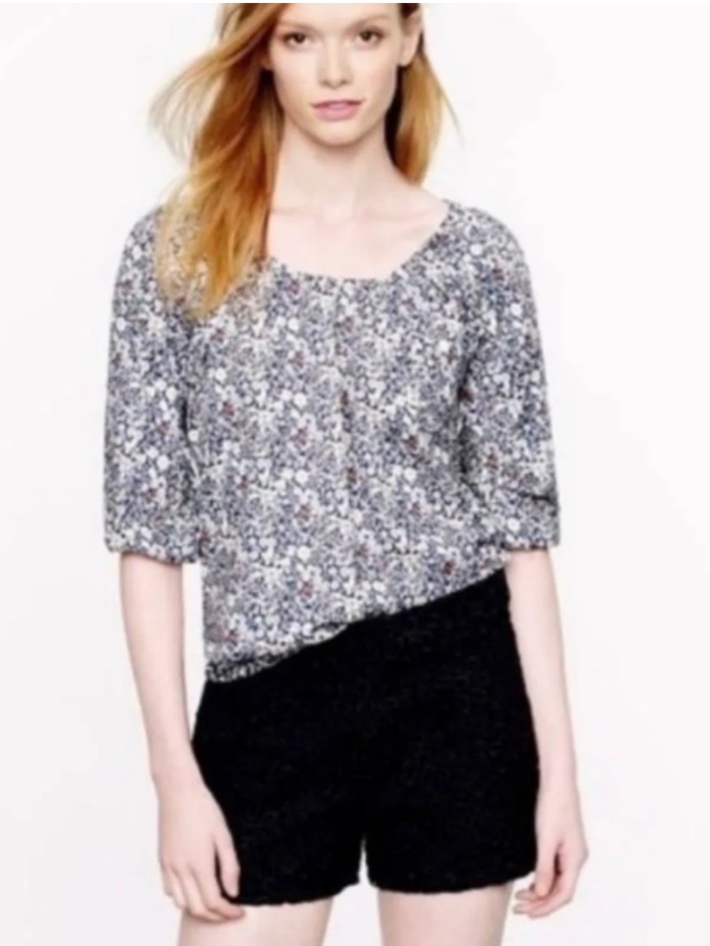 J.Crew x Liberty of London Peasant Blouse Medium